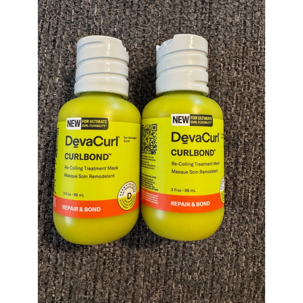 DevaCurl CurlBond Re-Coiling Treatment Mask 3oz 2pk Repair & Bond Damaged Curls